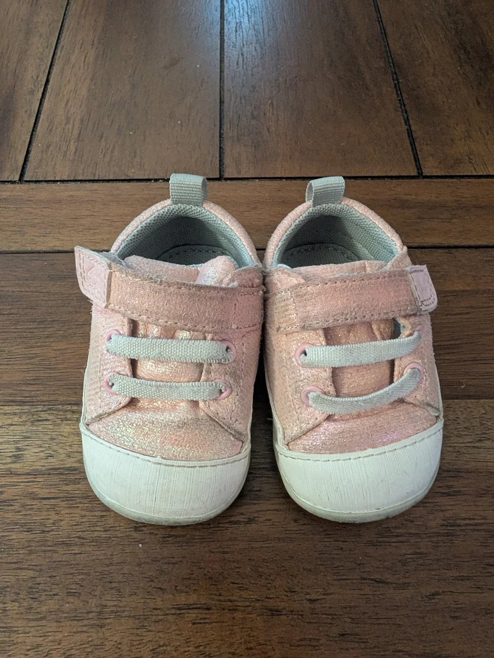 See Kai Run - Pink Glitter First Walkers - 3.5